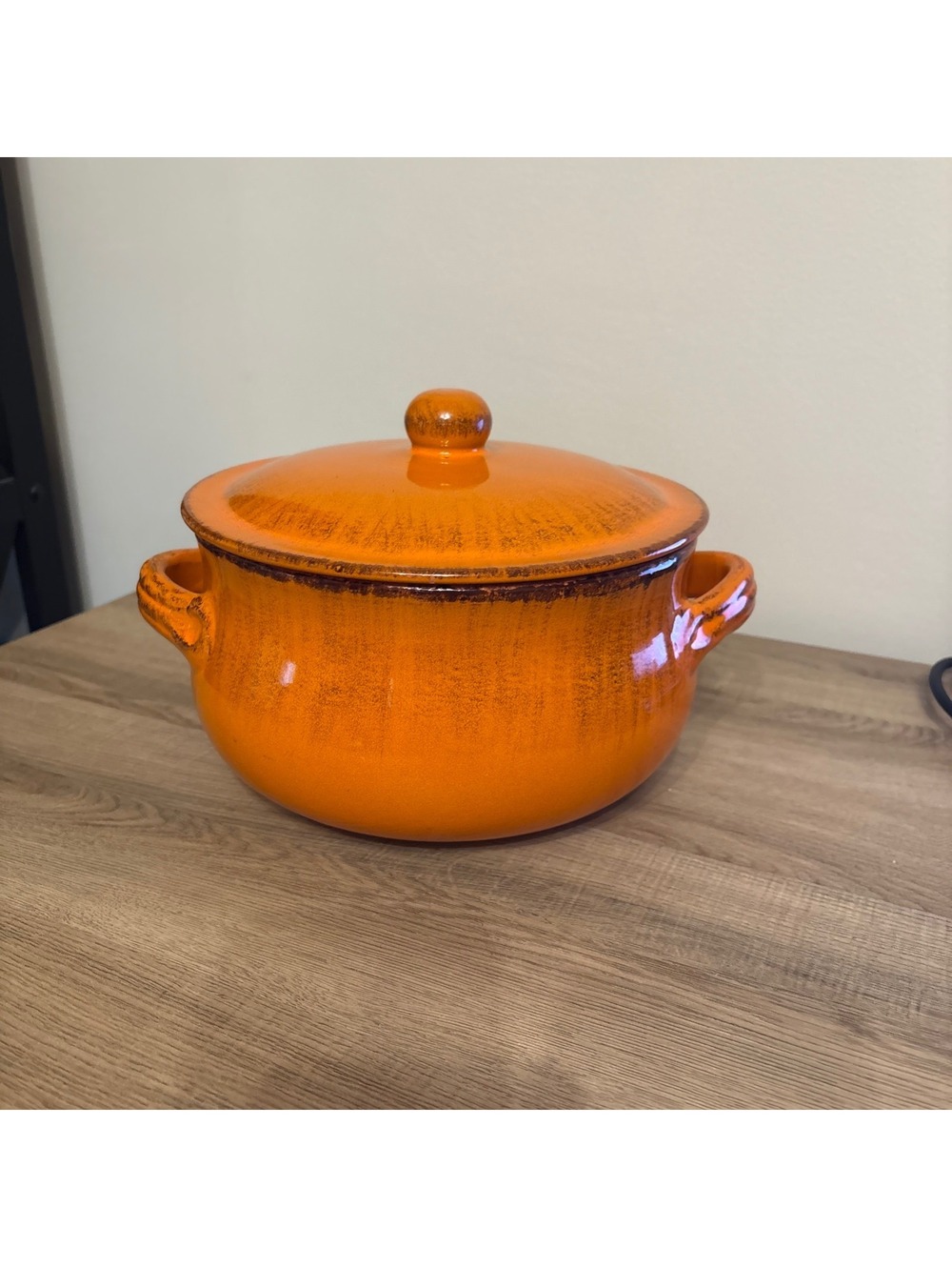 De Silva Terracotta 8” casserole dish w/ lid Made in Italy